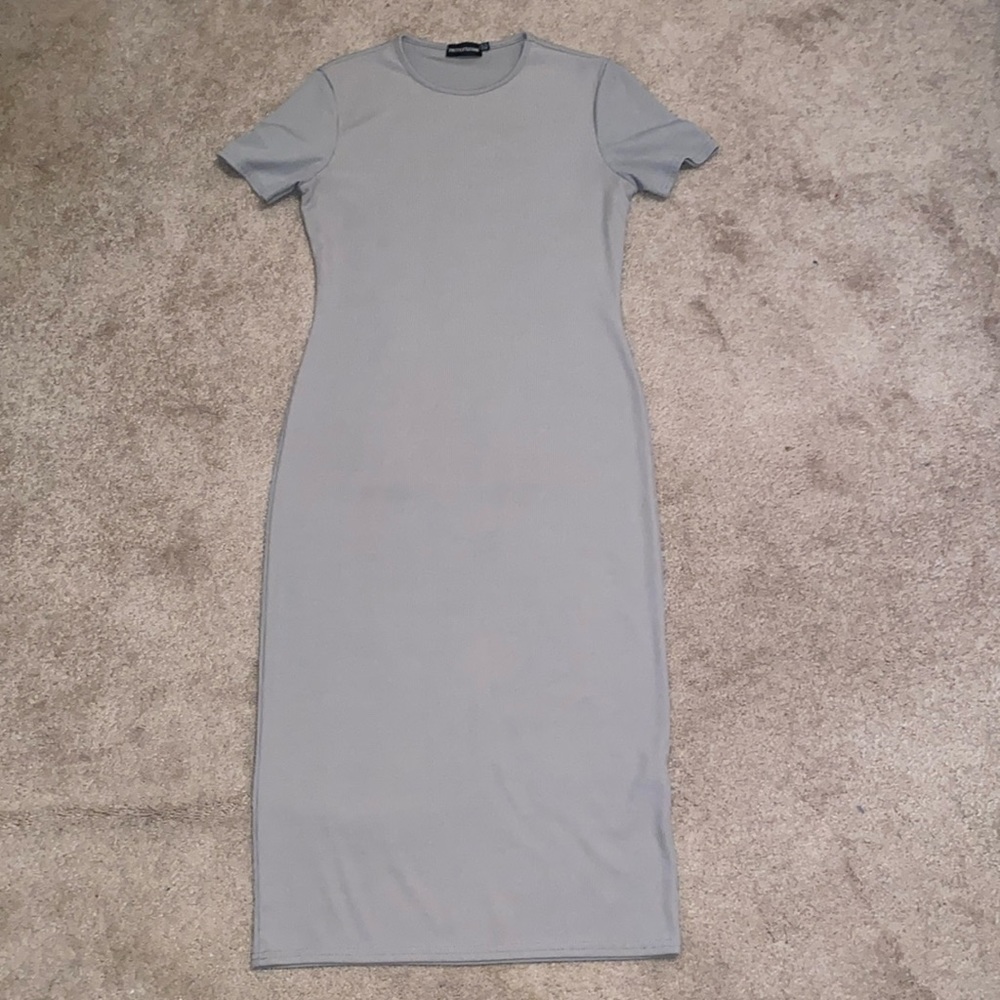PrettyLittleThing Fitted Midi Dress